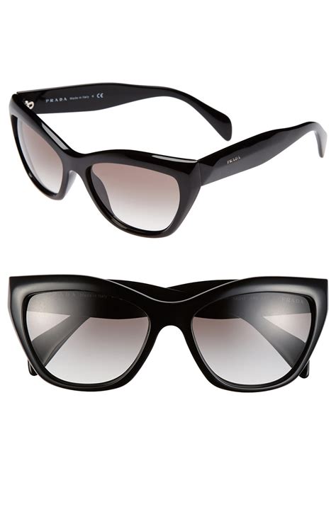 prada ladies catwalk sunglasses|56mm cat eye sunglasses Prada.